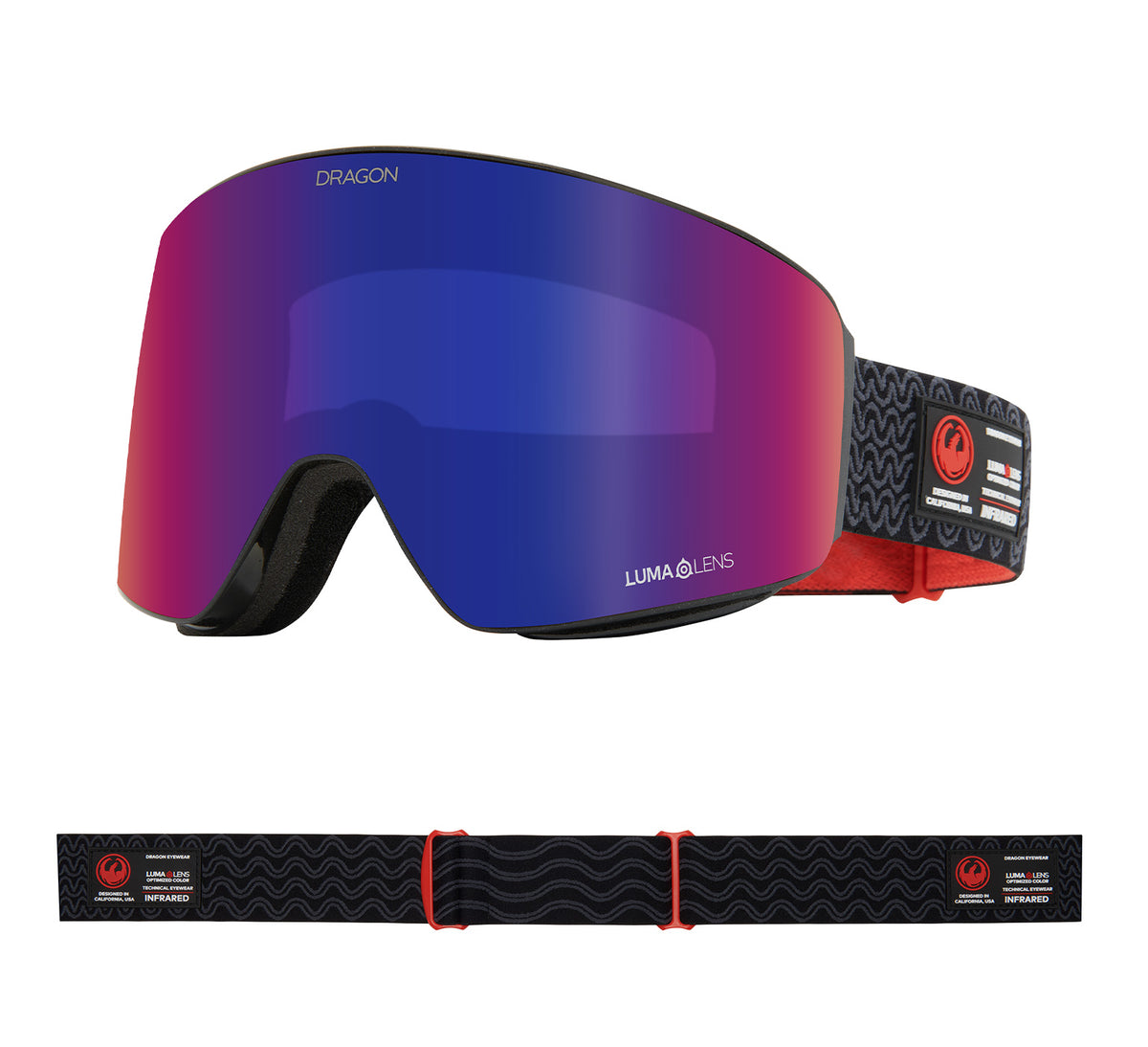 PXV - Obsidian with Lumalens Solace IR &amp; Lumalens Violet Lens