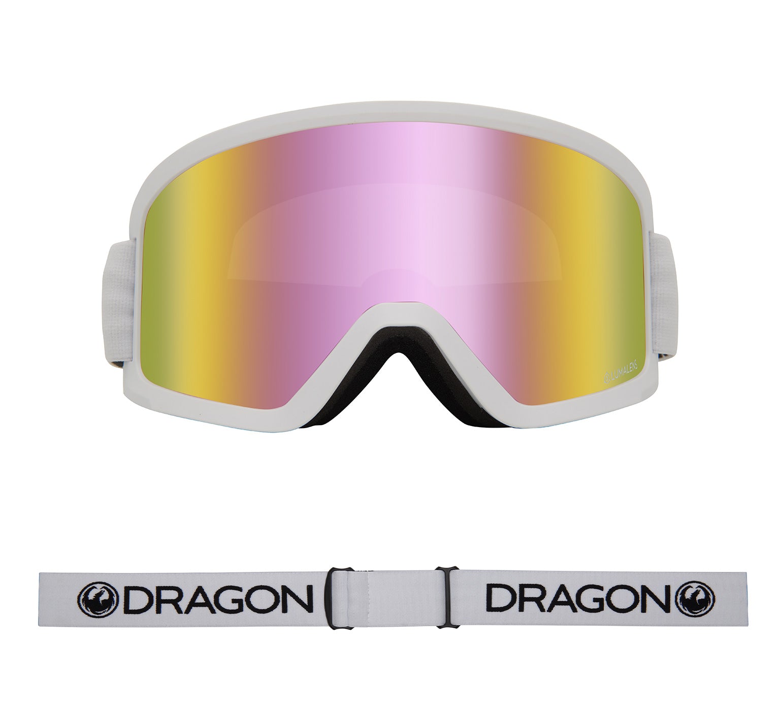 DX3 OTG - White with Lumalens Pink Ionized & Lumalens Amber Lens