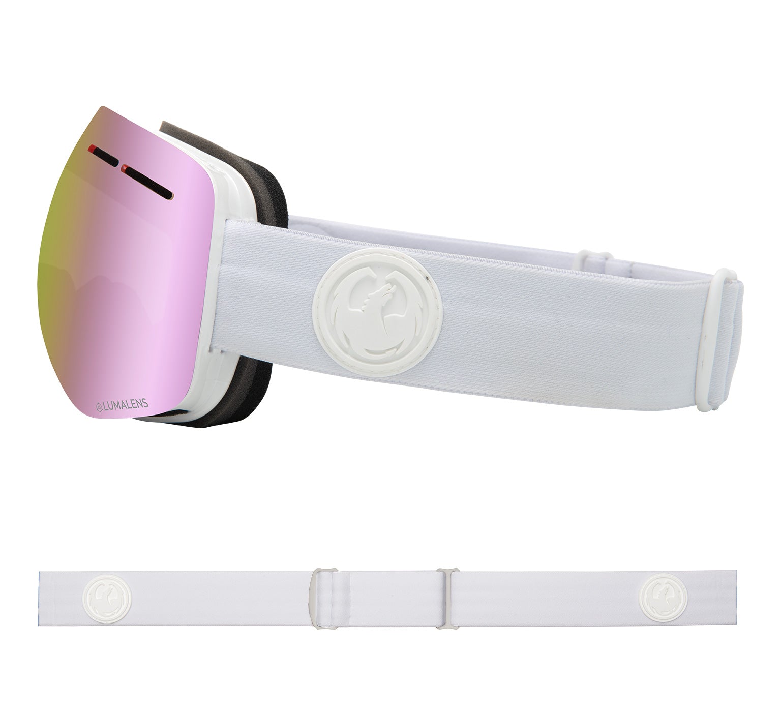X1s - Whiteout with Lumalens Pink Ionized & Lumalens Dark Smoke Lens