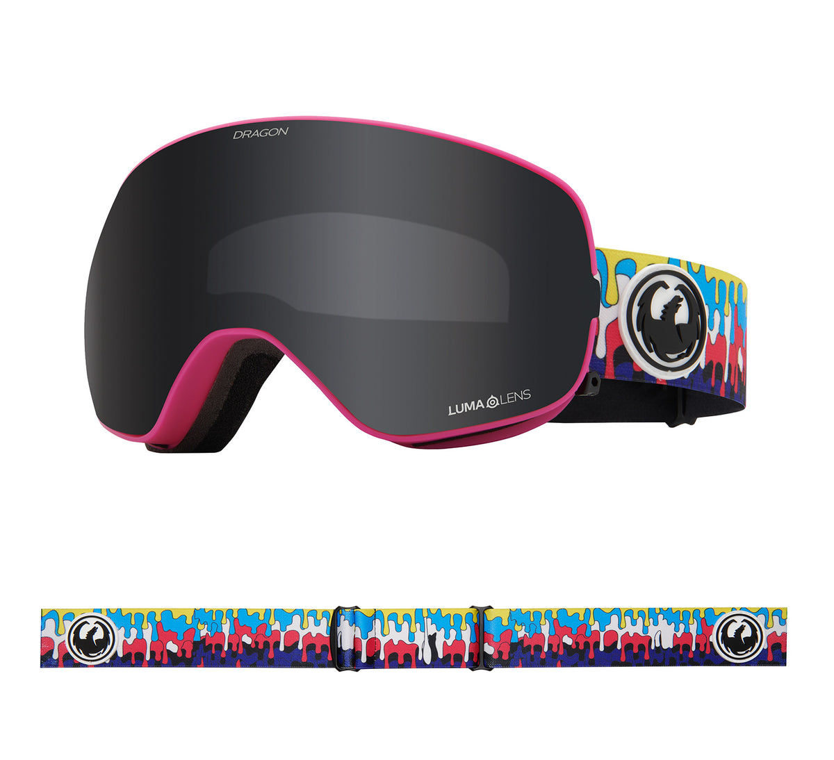 X2s - Drip with Lumalens Pink Ionized & Lumalens Dark Smoke Lens