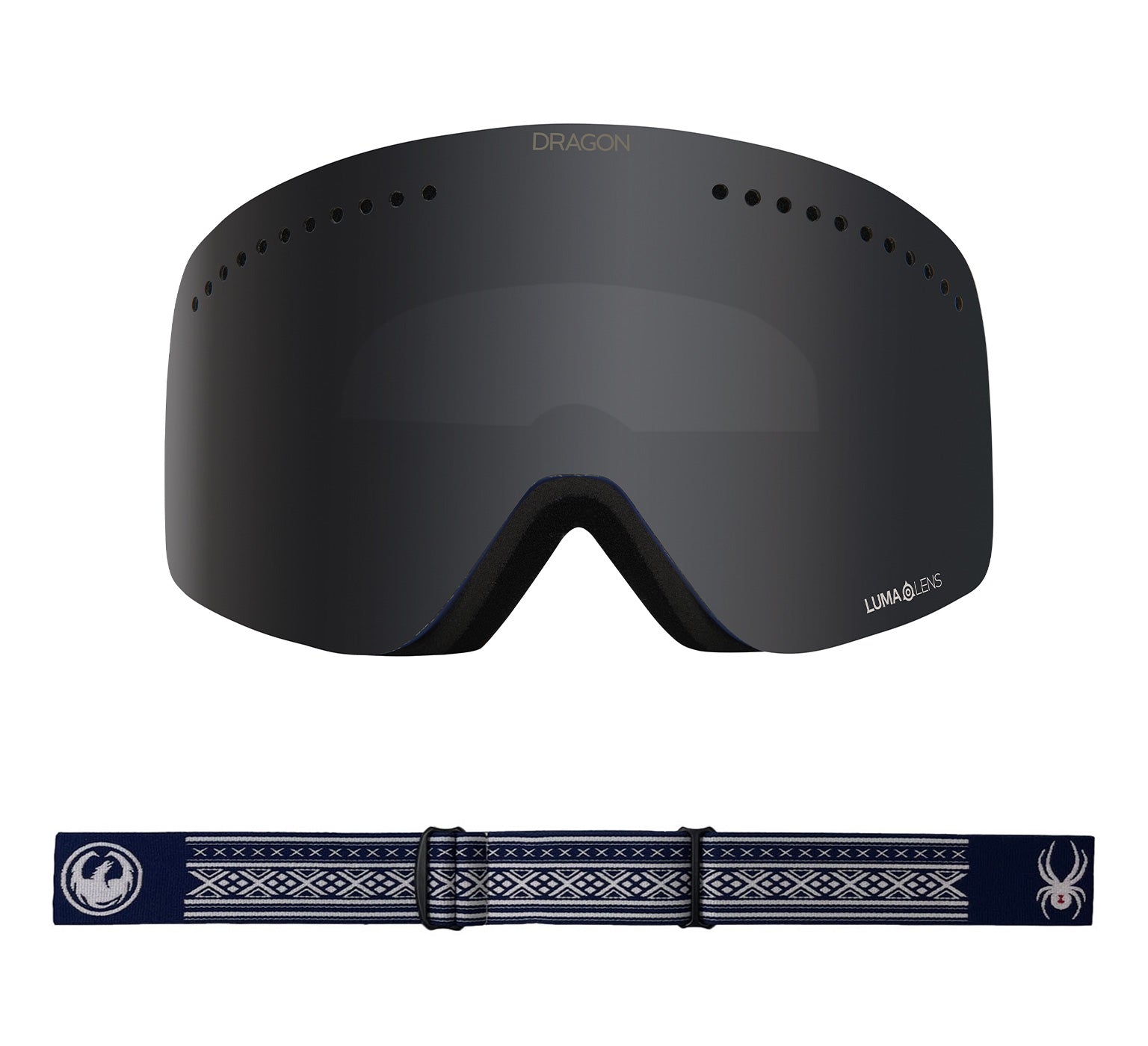 NFX - Alex Hall Spyder Collab with Lumalens Dark Smoke & Lumalens Light Rose Lens