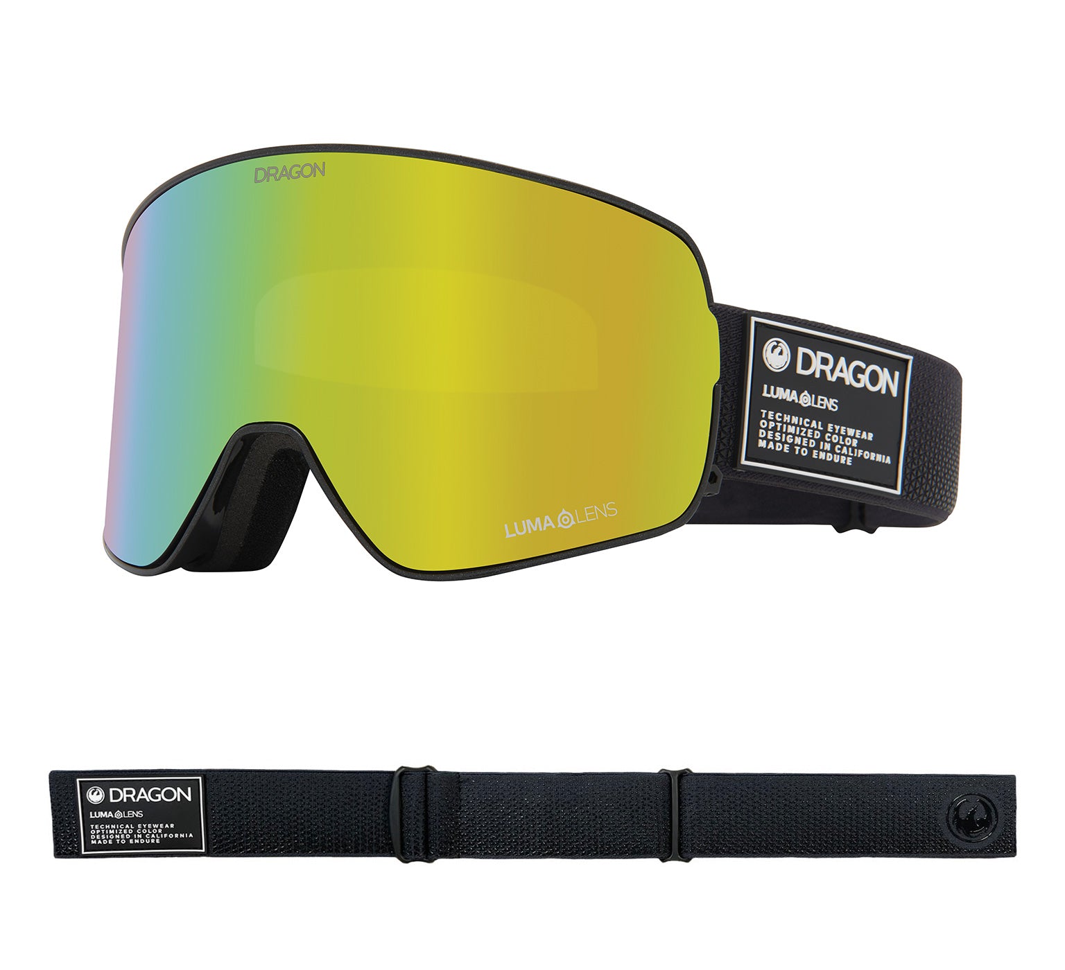 NFX2 - Anthracite with Lumalens Gold Ionized & Lumalens Amber Lens