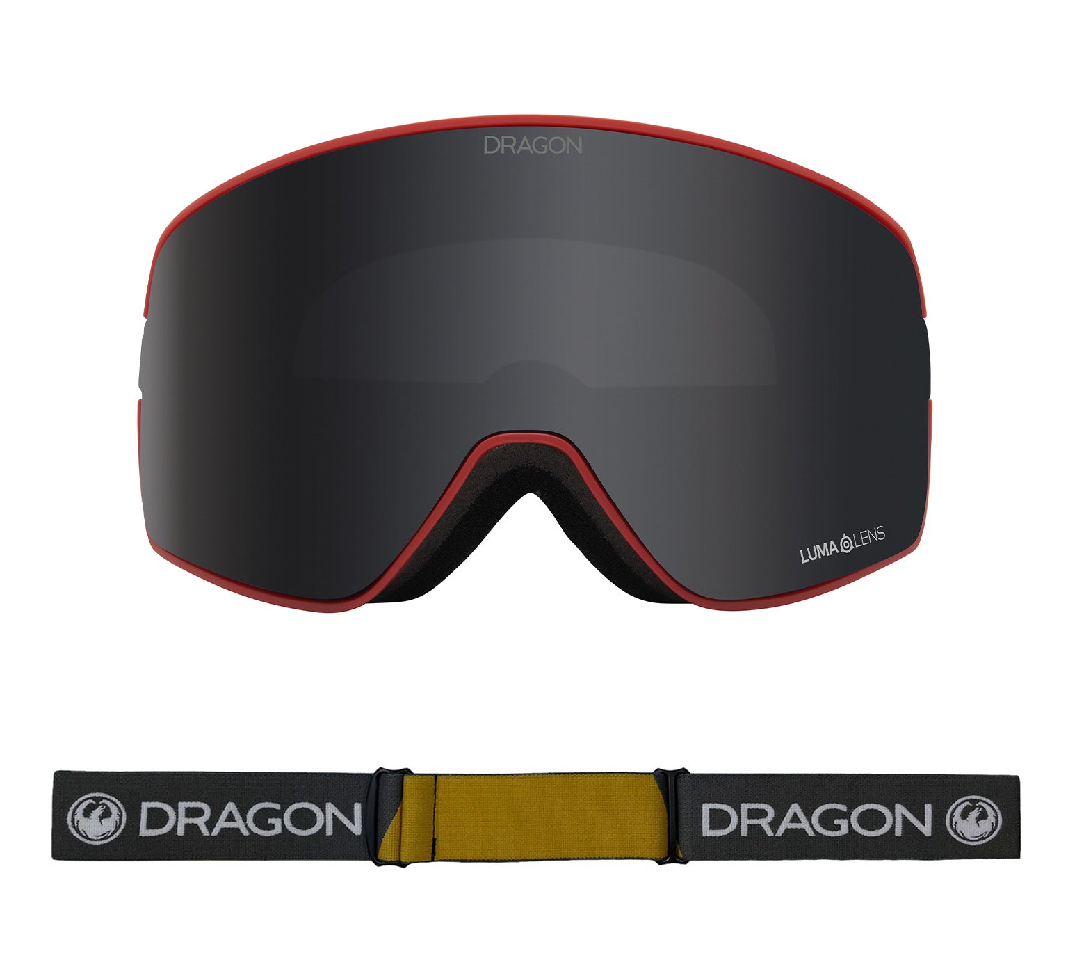 NFX2 - Block Red with Lumalens Dark Smoke & Lumalens Rose Lens