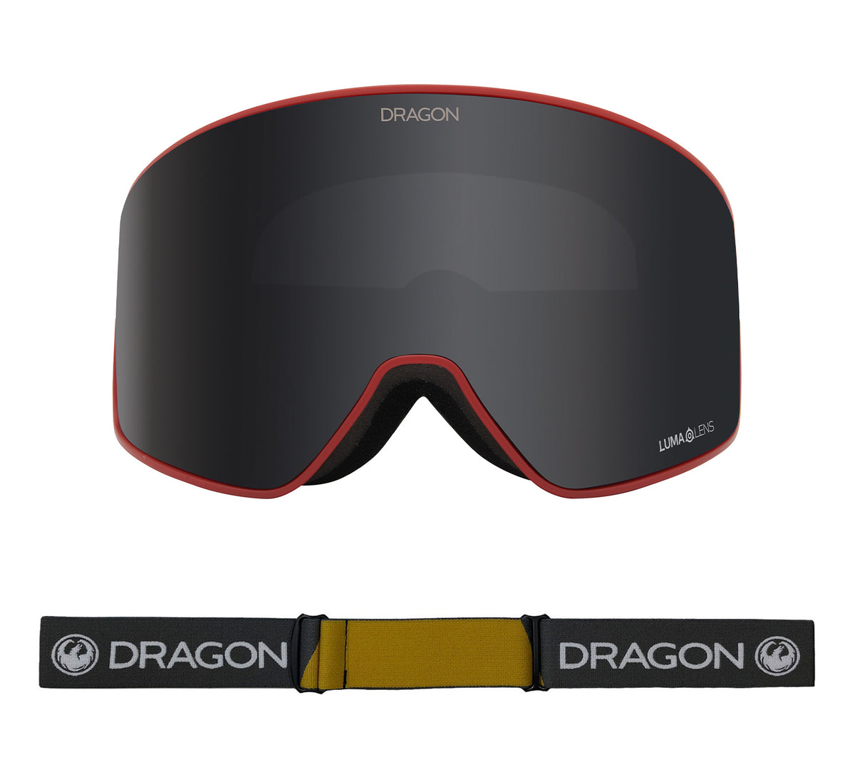 PXV2 - Block Red with Lumalens Dark Smoke & Lumalens Rose Lens