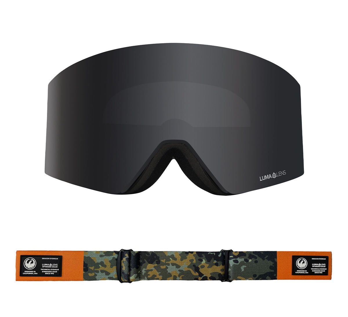 RVX OTG - Bush Camo with Lumalens Dark Smoke & Lumalens Amber Lens