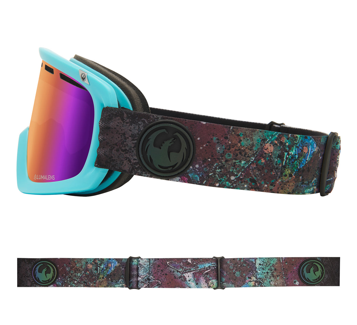 D1 OTG - Abalone with Lumalens Purple Ionized & Lumalens Amber Lens