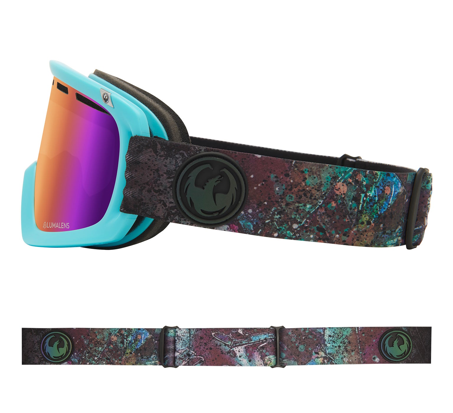 D1 OTG - Abalone with Lumalens Purple Ionized & Lumalens Amber Lens