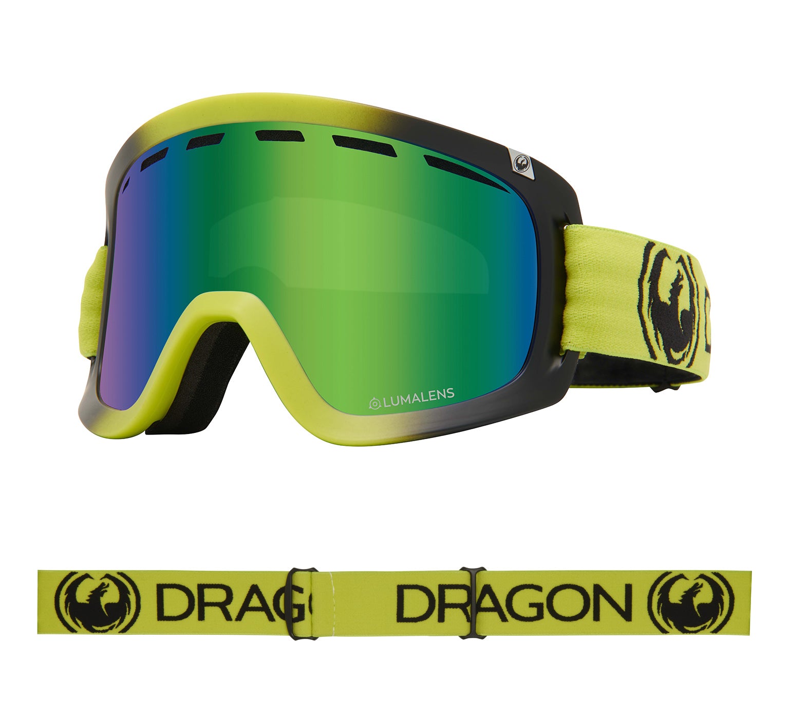 D1 OTG - Lime with Lumalens Green Ionized & Lumalens Amber Lens