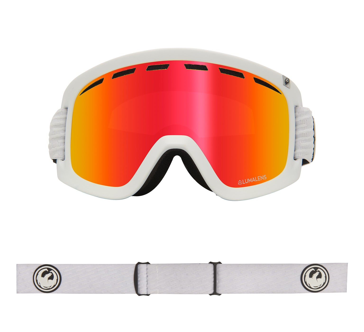 D1 OTG - PK White with Lumalens Red Ionized & Lumalens Pink Ionized Lens