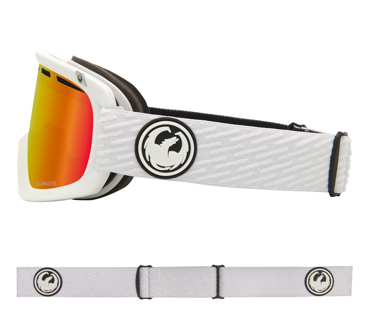 D1 OTG - PK White with Lumalens Red Ionized & Lumalens Pink Ionized Lens