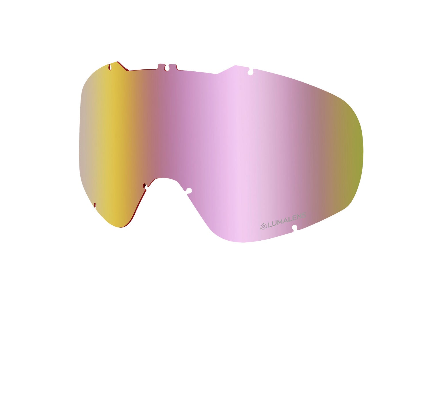 DX2 - Whiteout with Lumalens Dark Smoke & Lumalens Pink Ionized Lens