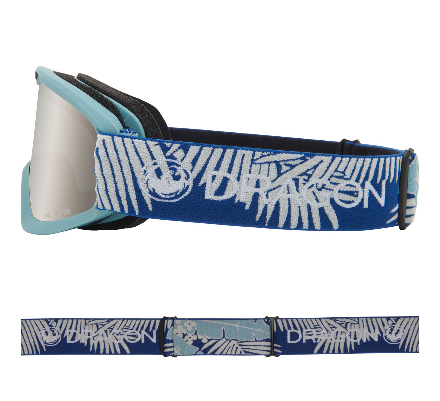 DX2 - Woven Palms with Lumalens Silver Ionized & Lumalens Flash Blue Lens