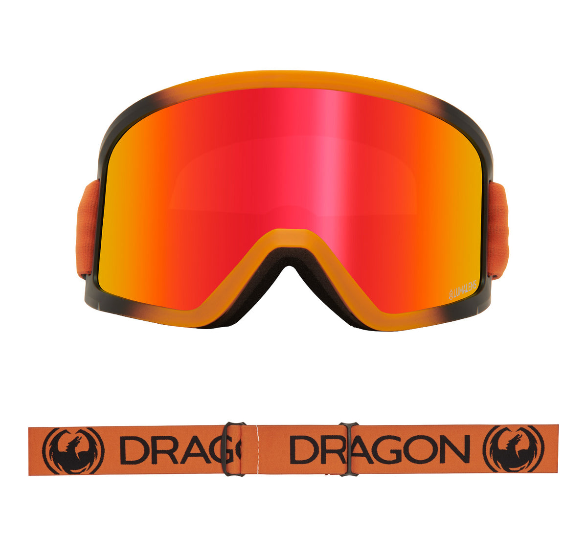 DX3 OTG - Tangerine with Lumalens Red Ionized Lens