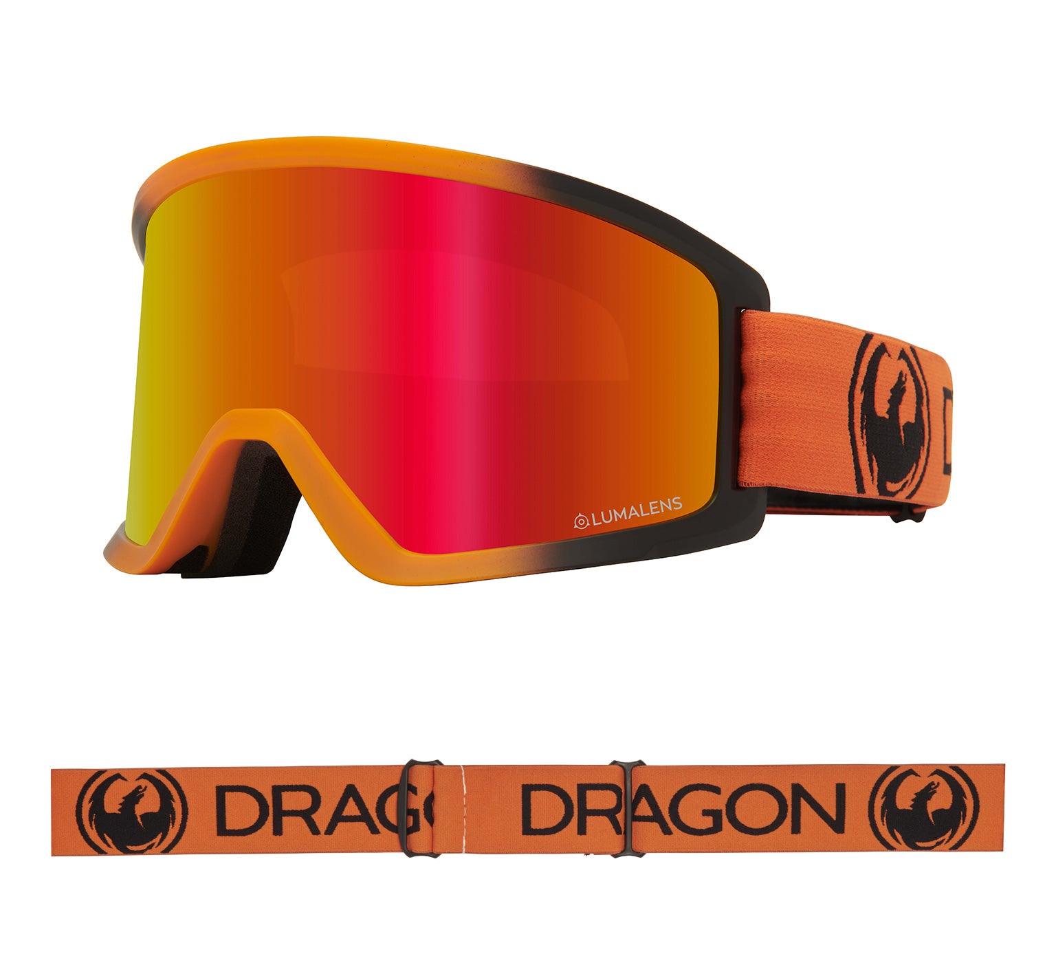 DX3 OTG - Tangerine with Lumalens Red Ionized Lens