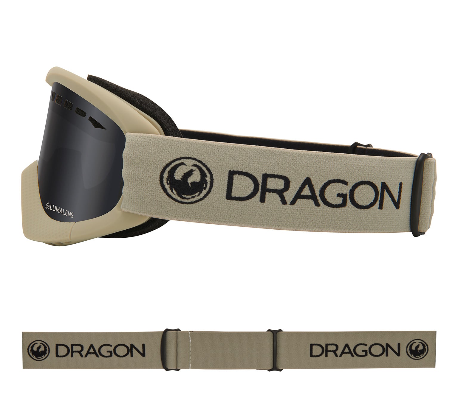 DXs - Taupe with Lumalens Dark Smoke Lens