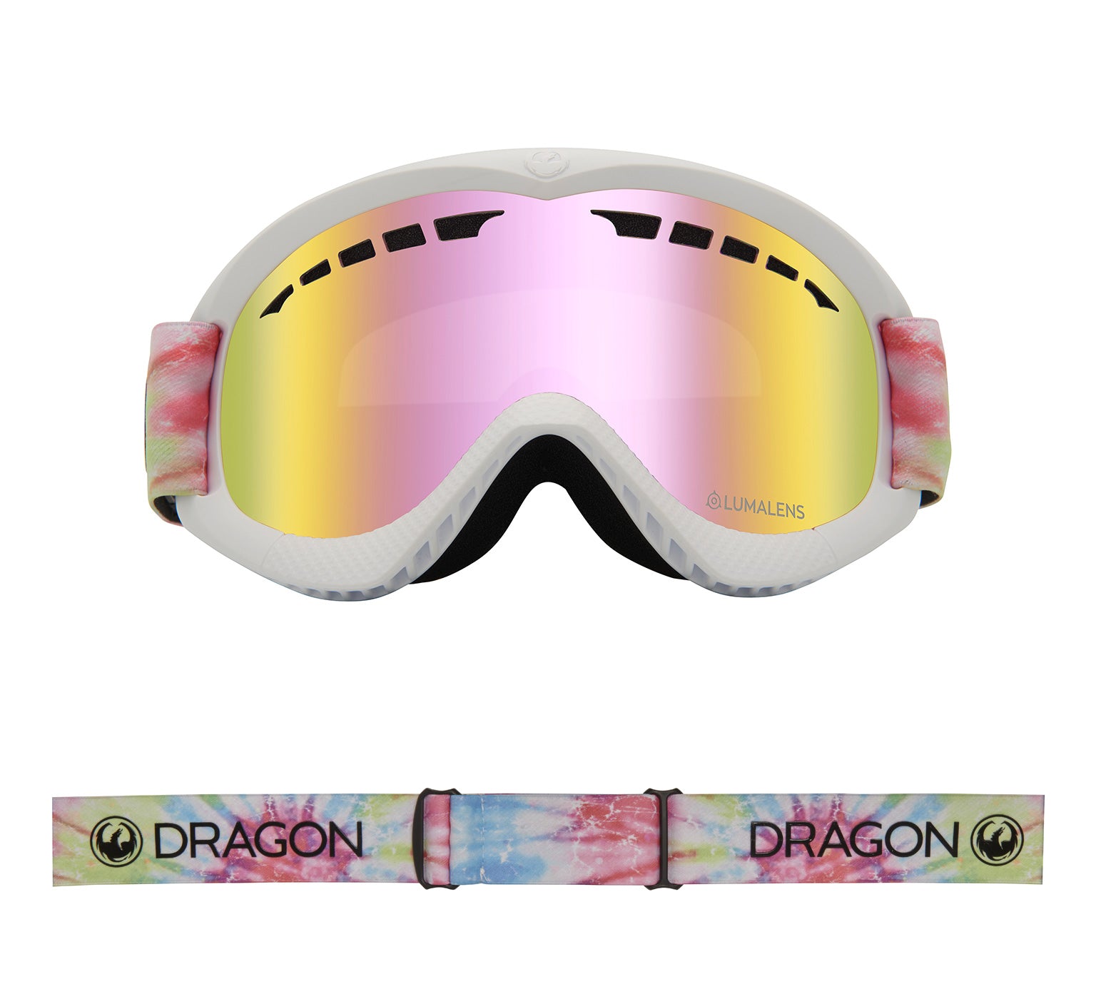 DXs - Tie Dye with Lumalens Pink Ionized Lens