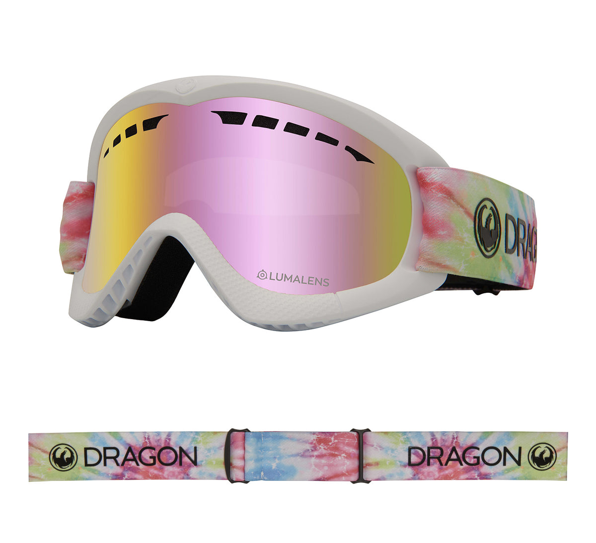 DXs - Tie Dye with Lumalens Pink Ionized Lens