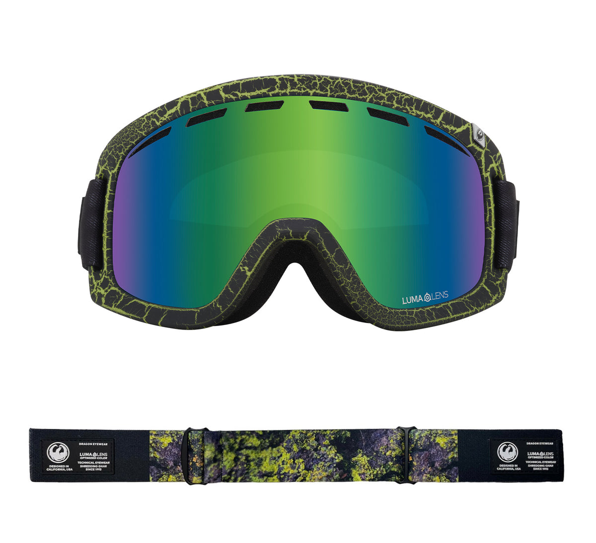 D1 OTG - Lichen with Lumalens Green Ionized & Lumalens Amber Lens