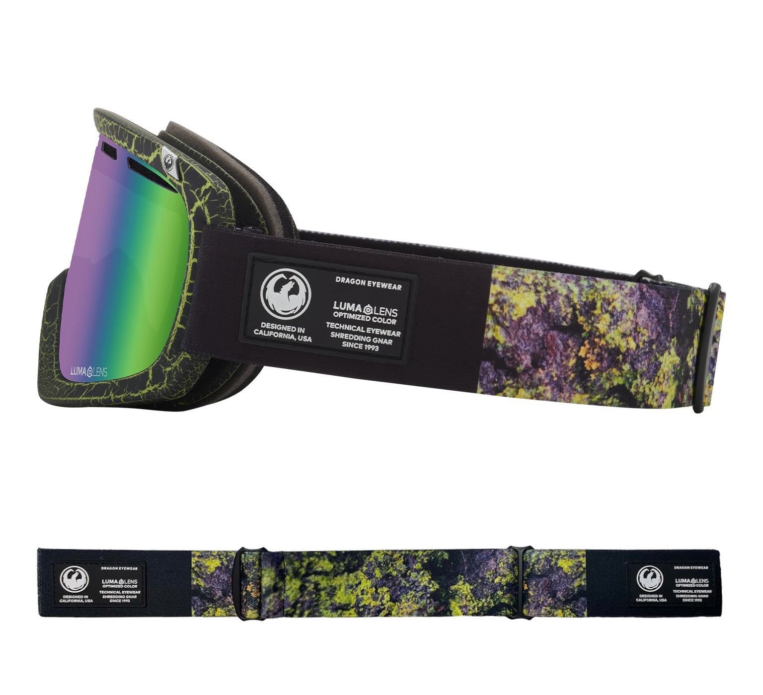 D1 OTG - Lichen with Lumalens Green Ionized & Lumalens Amber Lens