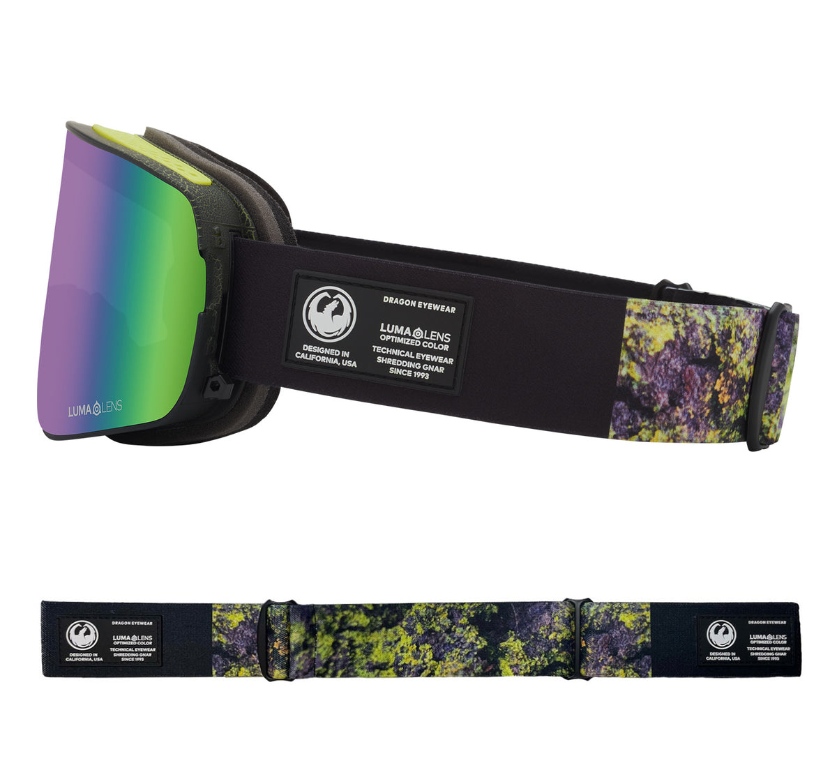 NFX2 - Lichen with Lumalens Green Ionized & Lumalens Amber Lens