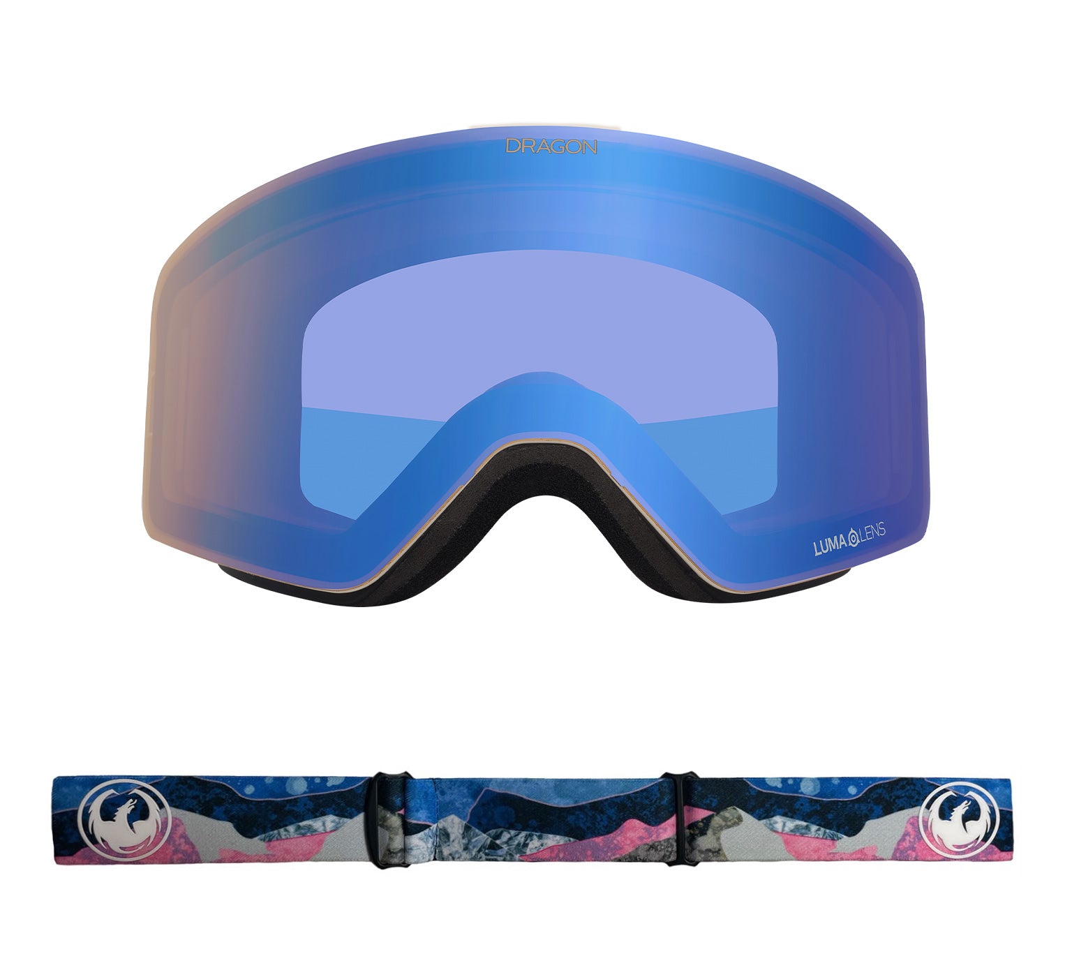 R1 OTG - Mountain Bliss with Lumalens Flash Blue & Lumalens Dark Smoke Lens