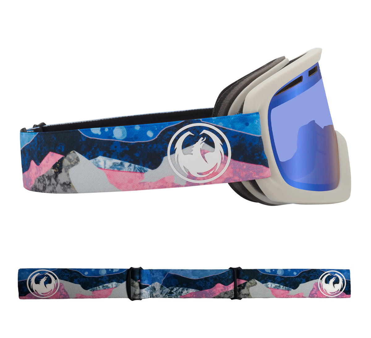 D1 OTG - Mountain Bliss with Lumalens Flash Blue & Lumalens Dark Smoke Lens