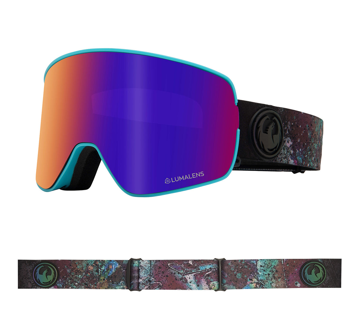 NFX2 - Abalone with Lumalens Purple Ionized &amp; Lumalens Amber Lens