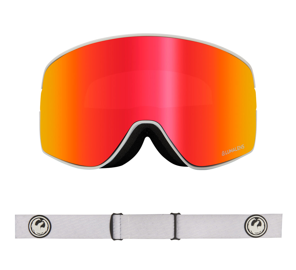 NFX2 - PK White with Lumalens Red Ionized & Lumalens Pink Ionized Lens