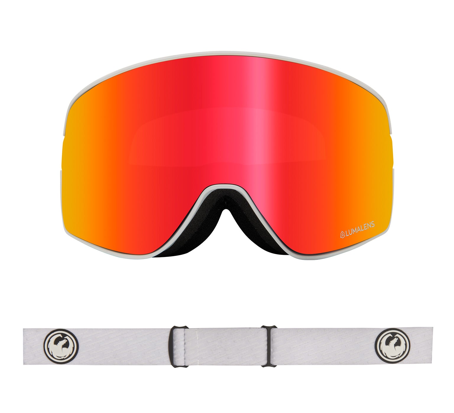 NFX2 - PK White with Lumalens Red Ionized & Lumalens Pink Ionized Lens