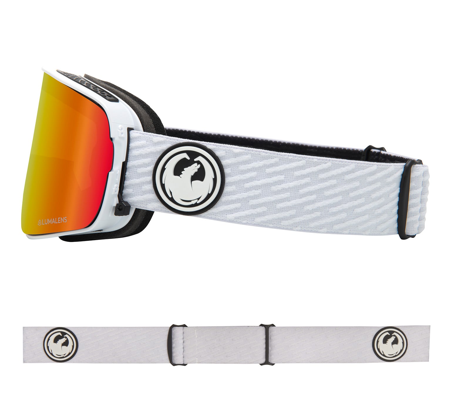 NFX2 - PK White with Lumalens Red Ionized & Lumalens Pink Ionized Lens