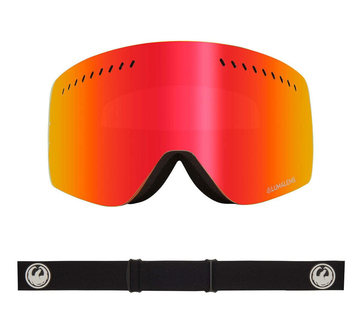 NFXs - Black with Lumalens Red Ionized & Lumalens Rose Lens