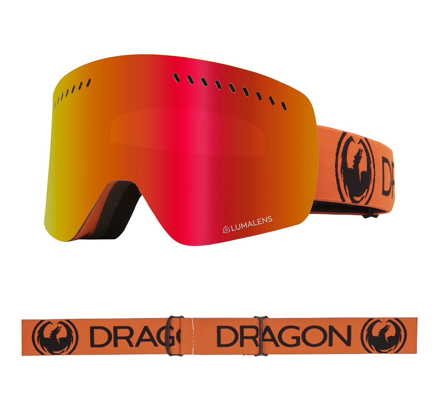 NFXs - Tangerine with Lumalens Red Ionized & Lumalens Rose Lens