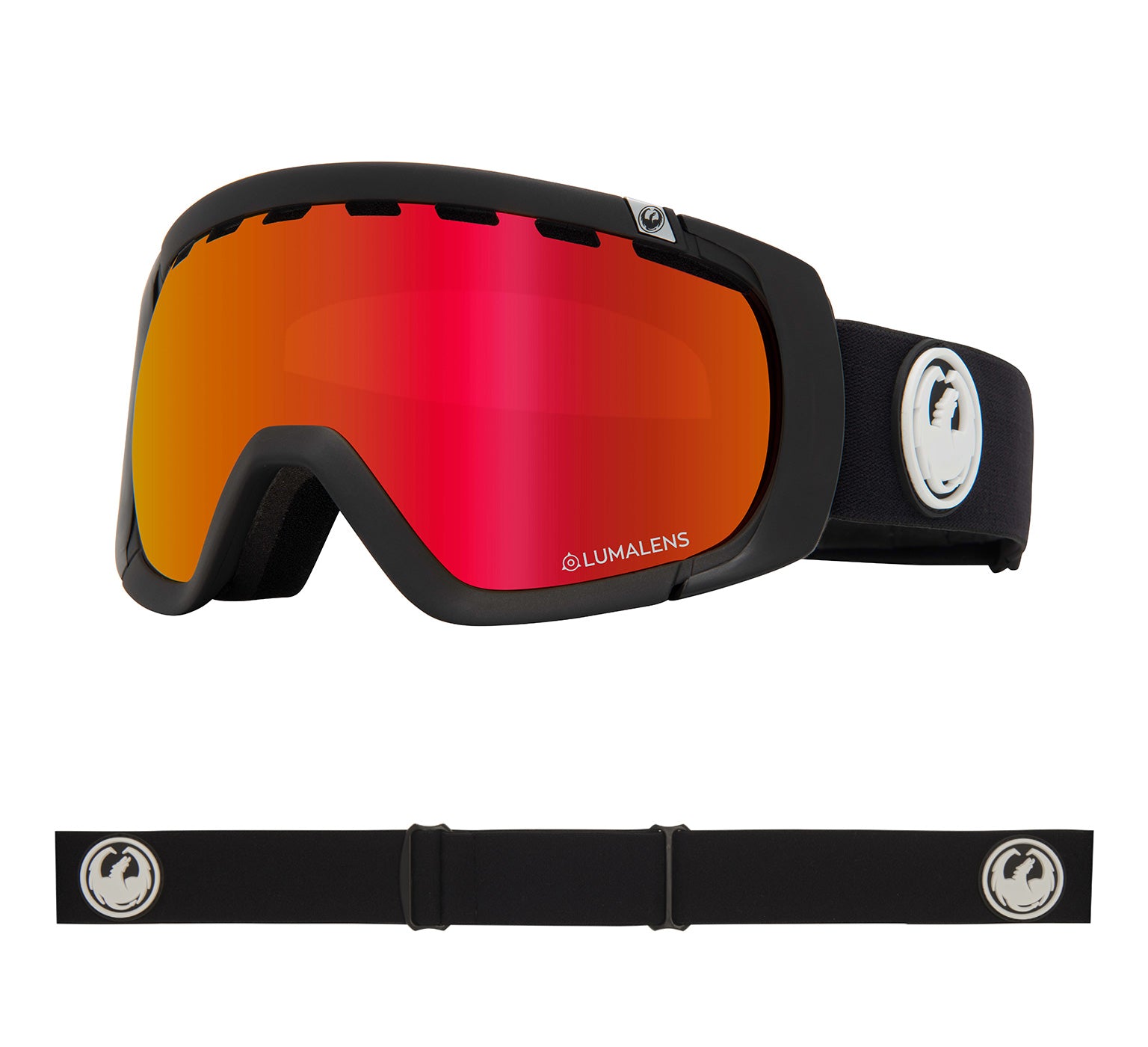 Rogue - Black with Lumalens Red Ionized & Lumalens Rose Lens