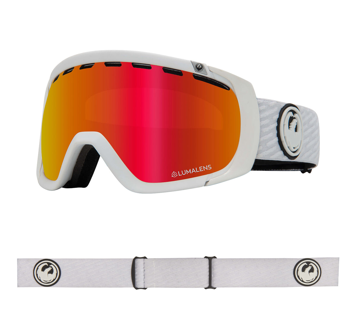 Rogue - PK White with Lumalens Red Ionized &amp; Lumalens Pink Ionized Lens