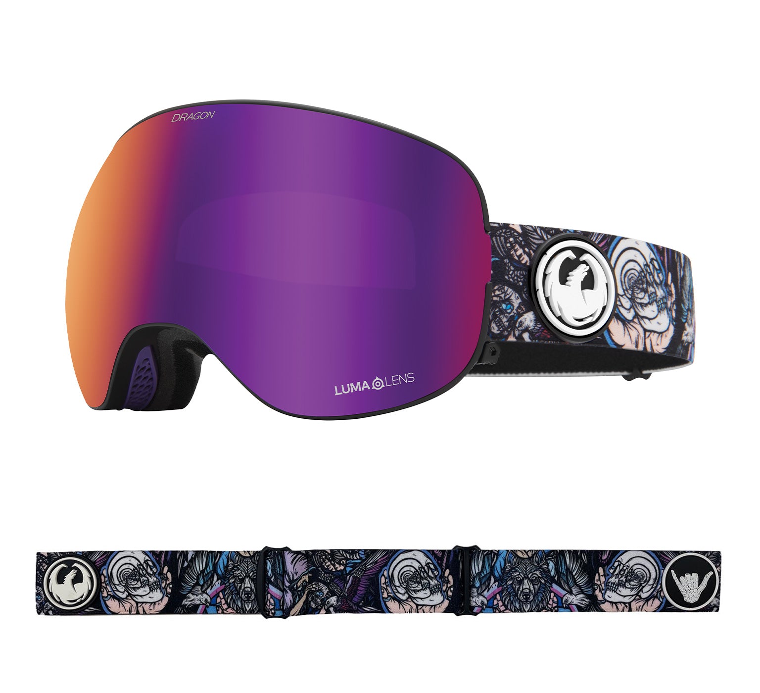 X2 - Schoph DAP with Lumalens Purple Ionized & Lumalens Amber Lens
