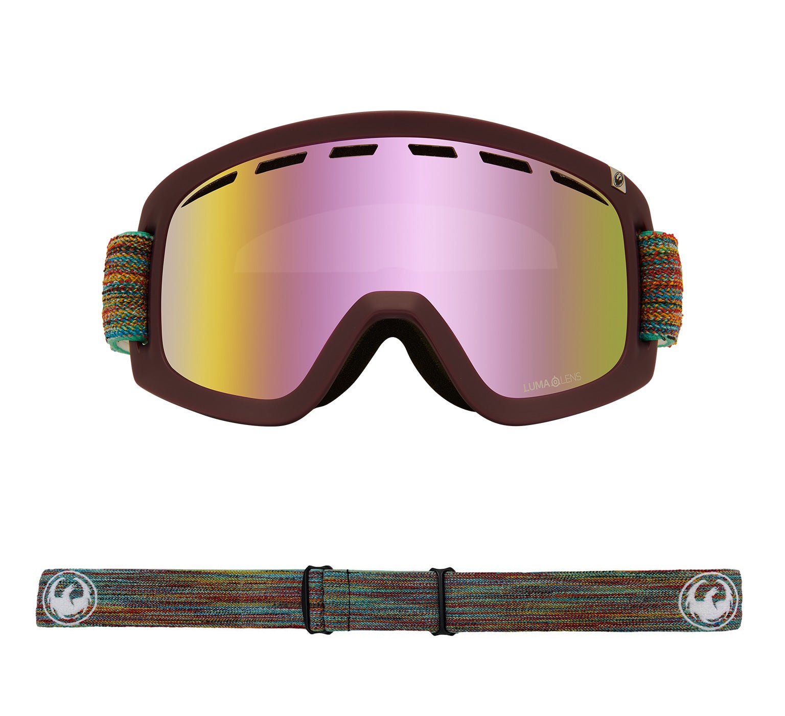 D1 OTG - Shred Together with Lumalens Pink Ionized & Lumalens Dark Smoke Lens