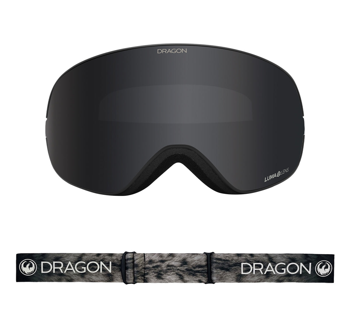 X2s - Snow Leopard with Lumalens Dark Smoke & Lumalens Light Rose Lens