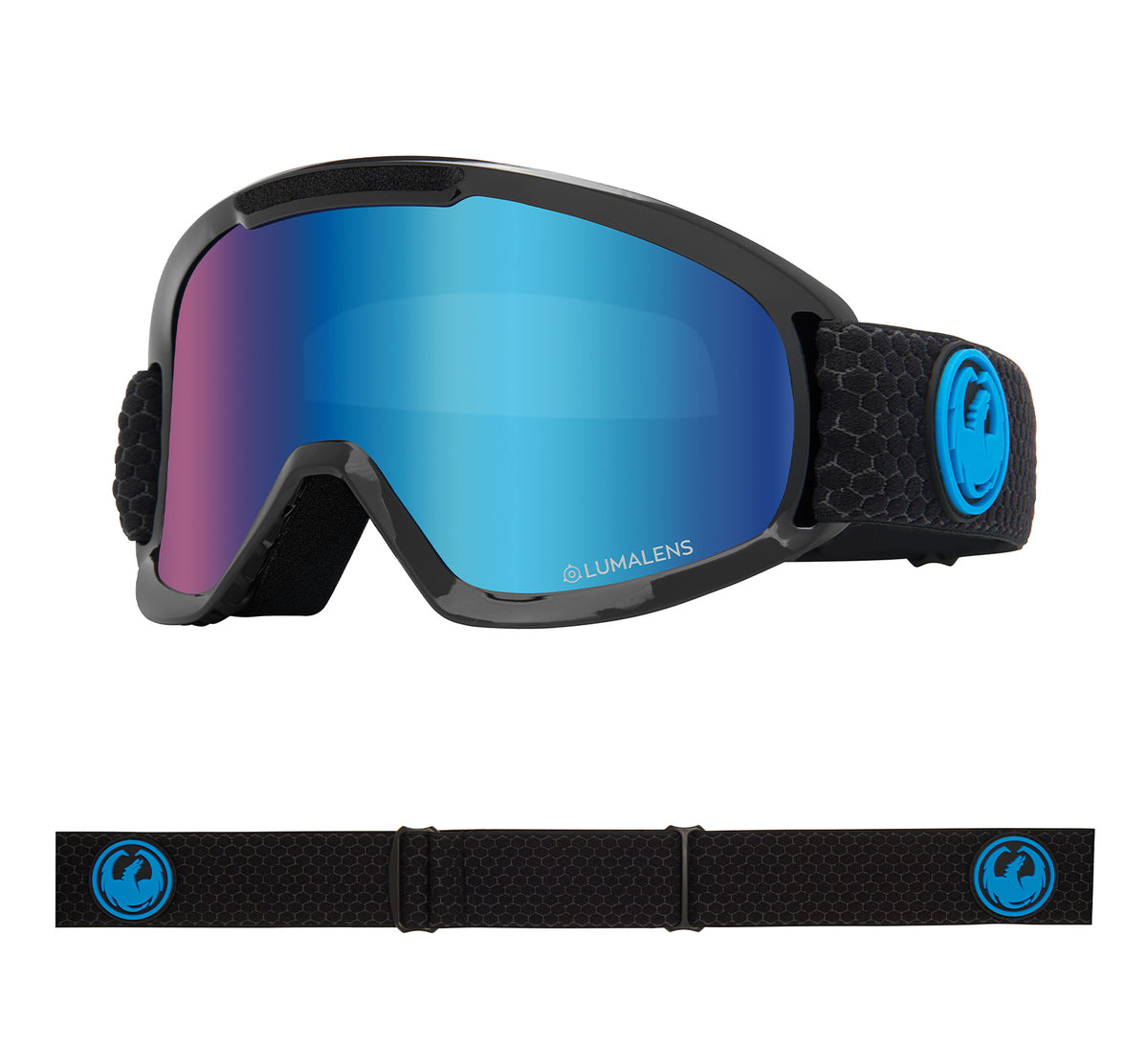 DX2 - Split with Lumalens Blue Ionized &amp; Lumalens Amber Lens