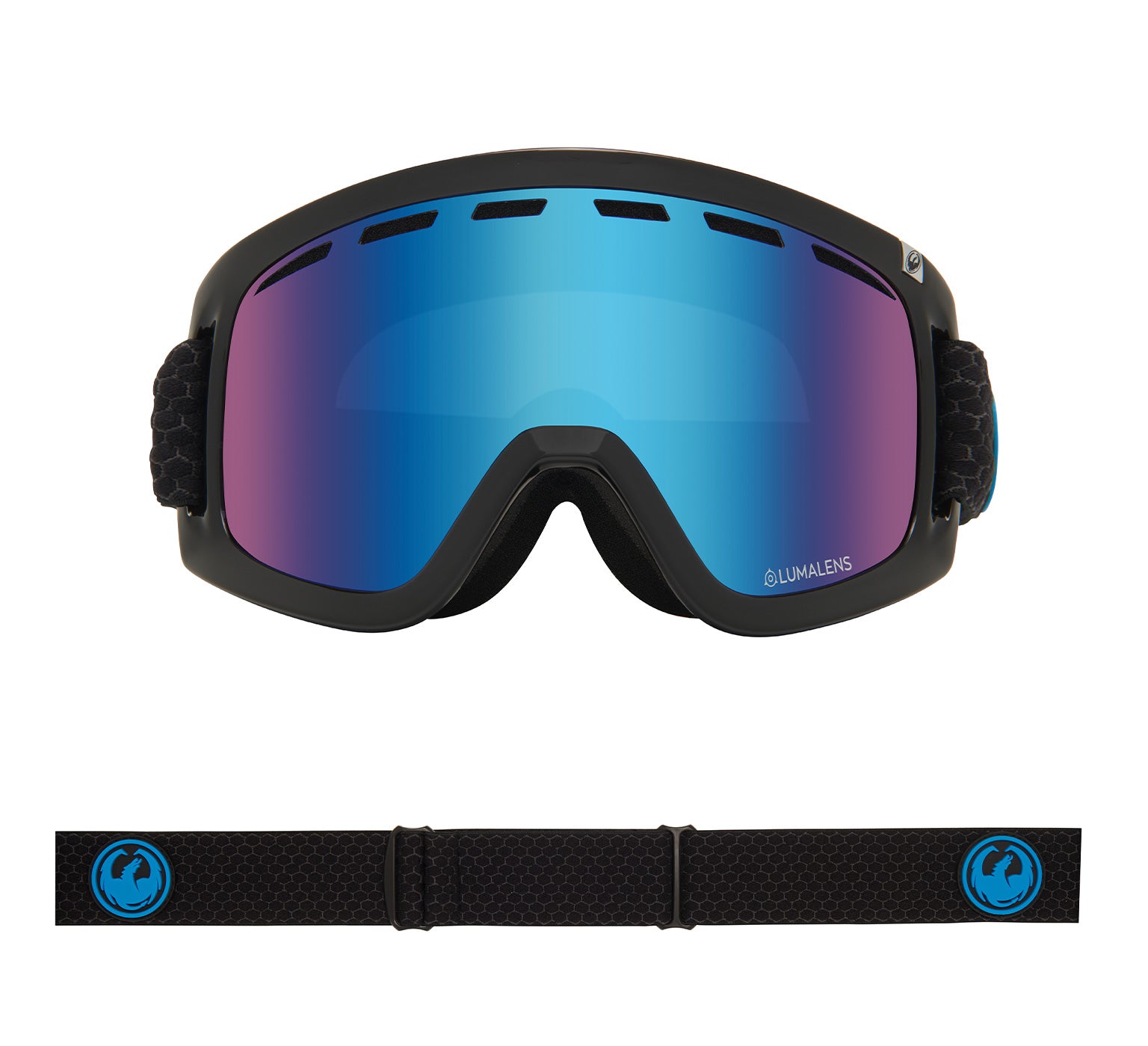 D1 OTG - Split with Lumalens Blue Ionized & Lumalens Amber Lens