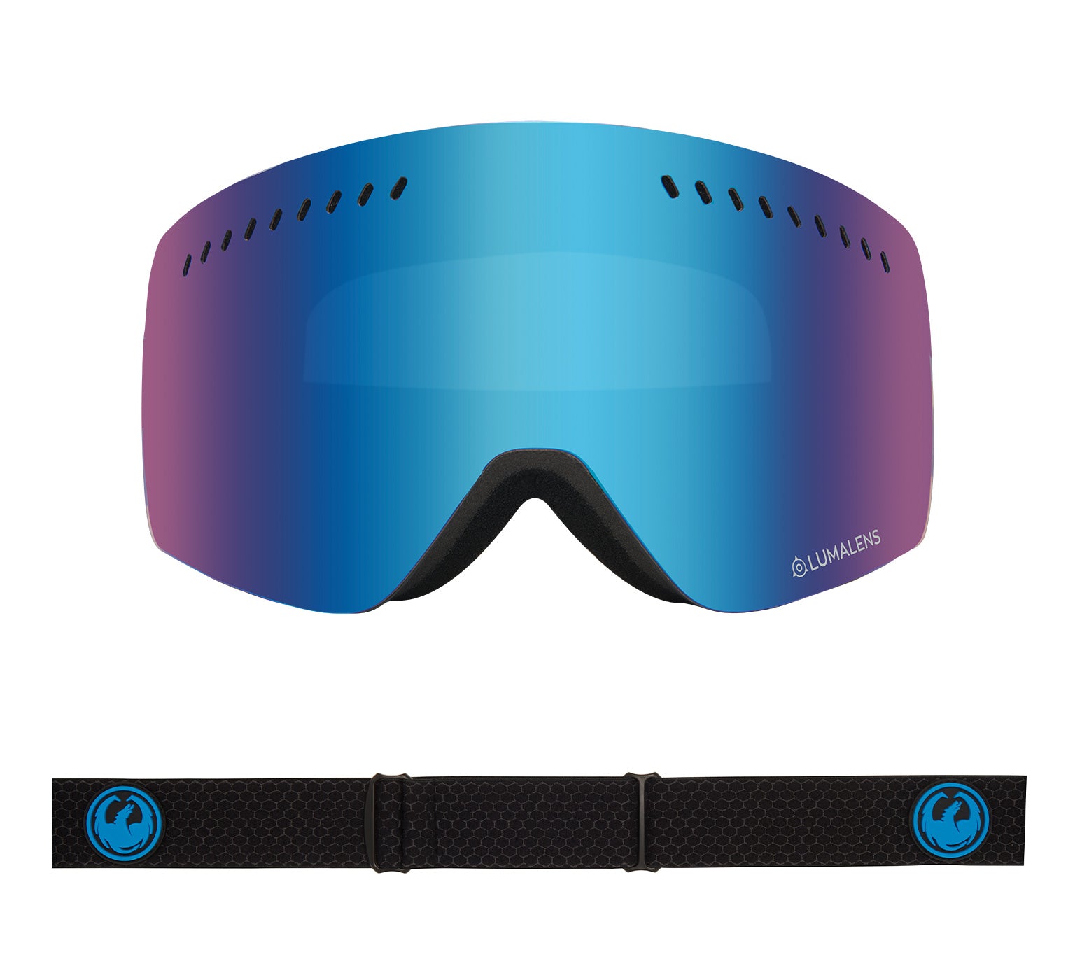 NFXs - Split with Lumalens Blue Ionized & Lumalens Amber Lens