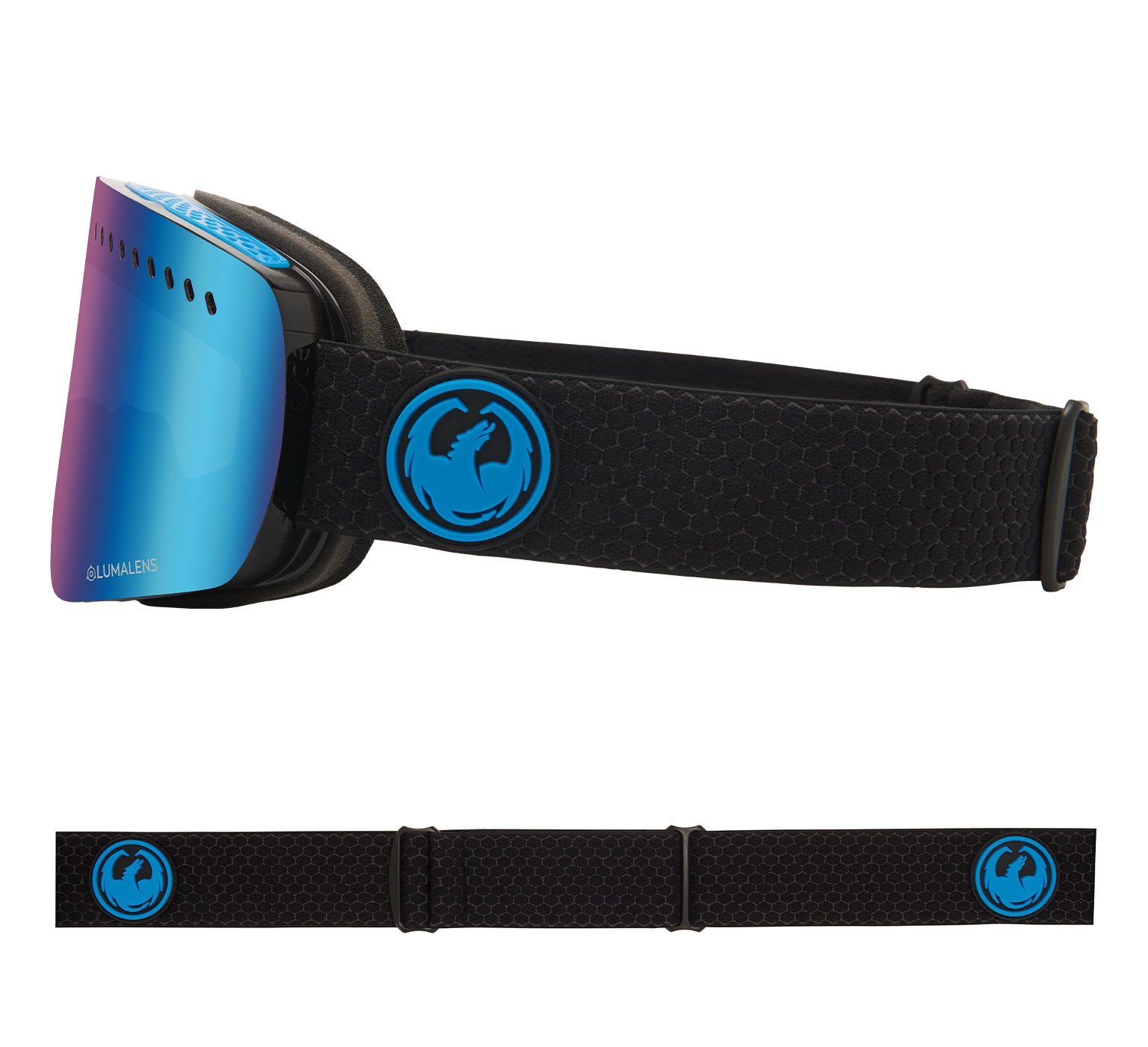 NFXs - Split with Lumalens Blue Ionized & Lumalens Amber Lens