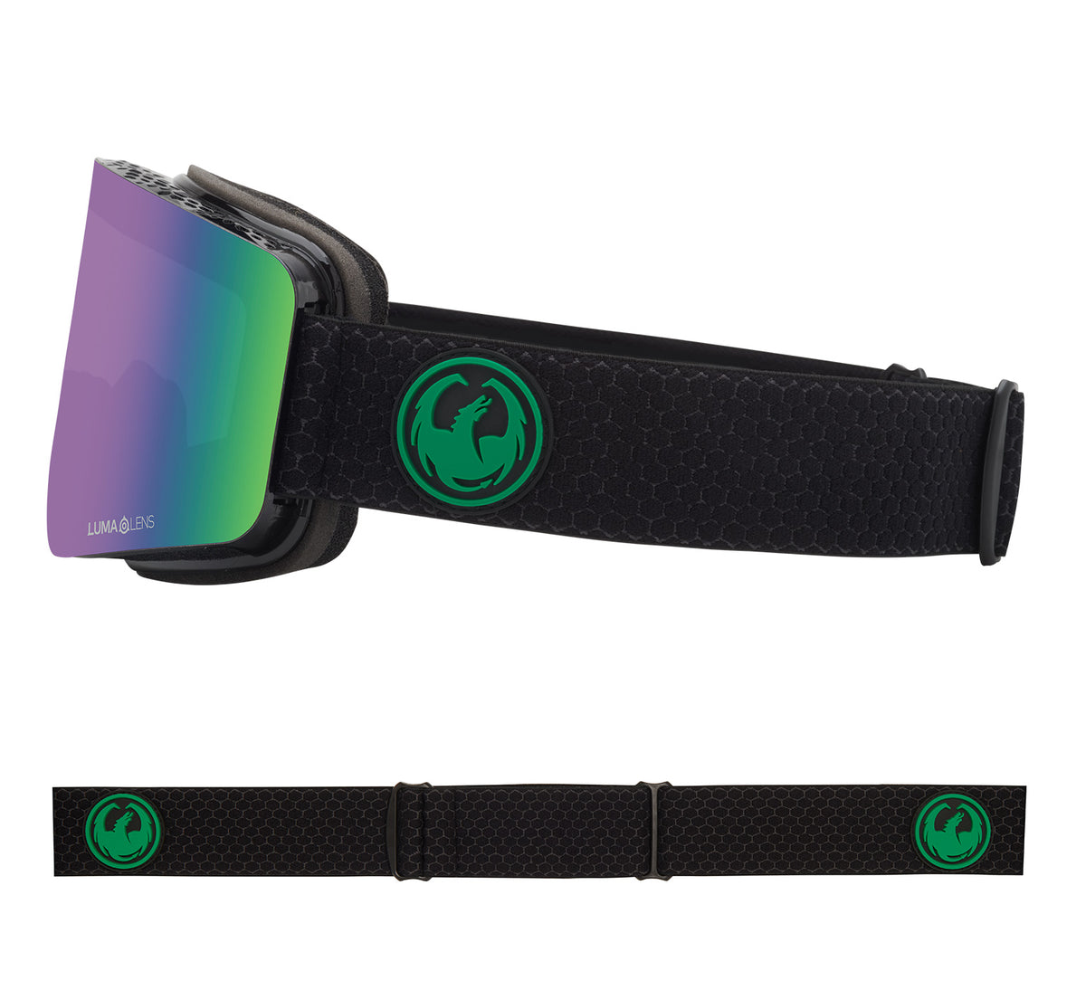 R1 OTG - Split with Lumalens Green Ionized & Lumalens Amber Lens