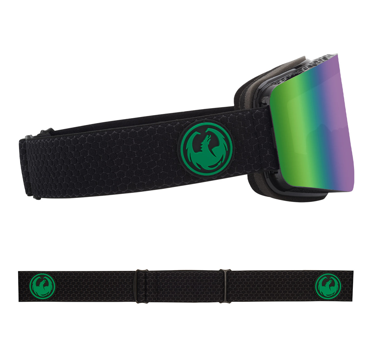 R1 OTG - Split with Lumalens Green Ionized & Lumalens Amber Lens