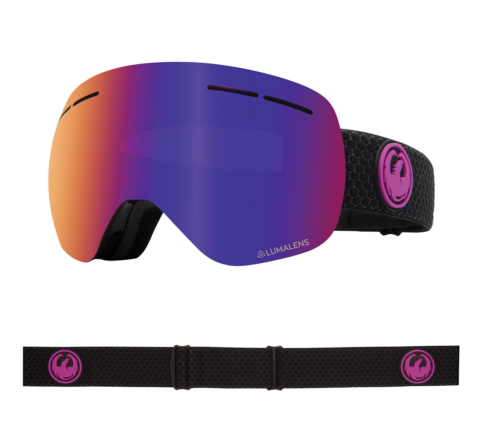 X1s - Split with Lumalens Purple Ionized & Lumalens Amber Lens