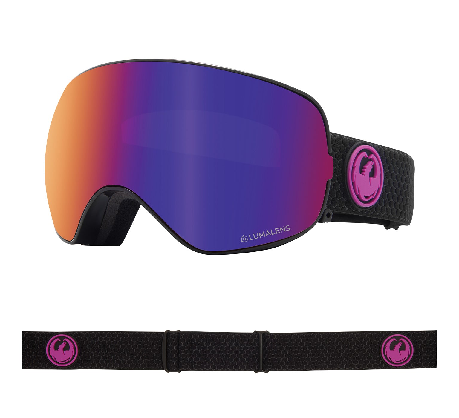 X2s - Split with Lumalens Purple Ionized & Lumalens Amber Lens