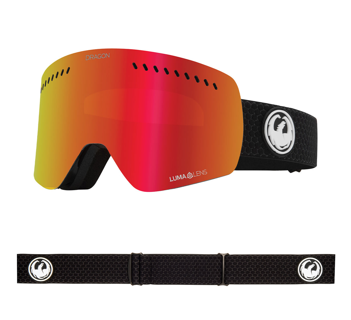 NFXs - Split with Lumalens Red Ionized &amp; Lumalens Rose Lens