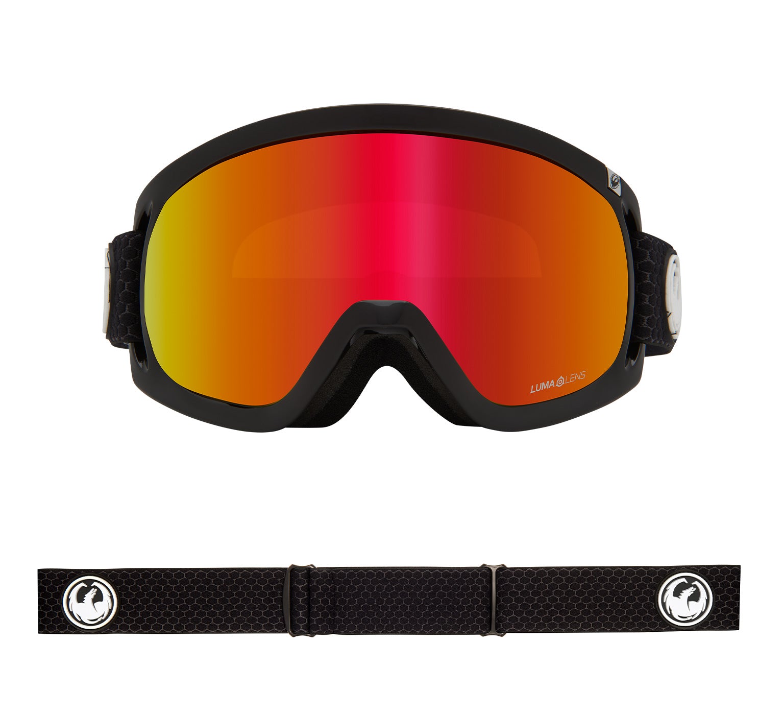 D3 OTG - Split with Lumalens Red Ionized & Lumalens Light Rose Lens