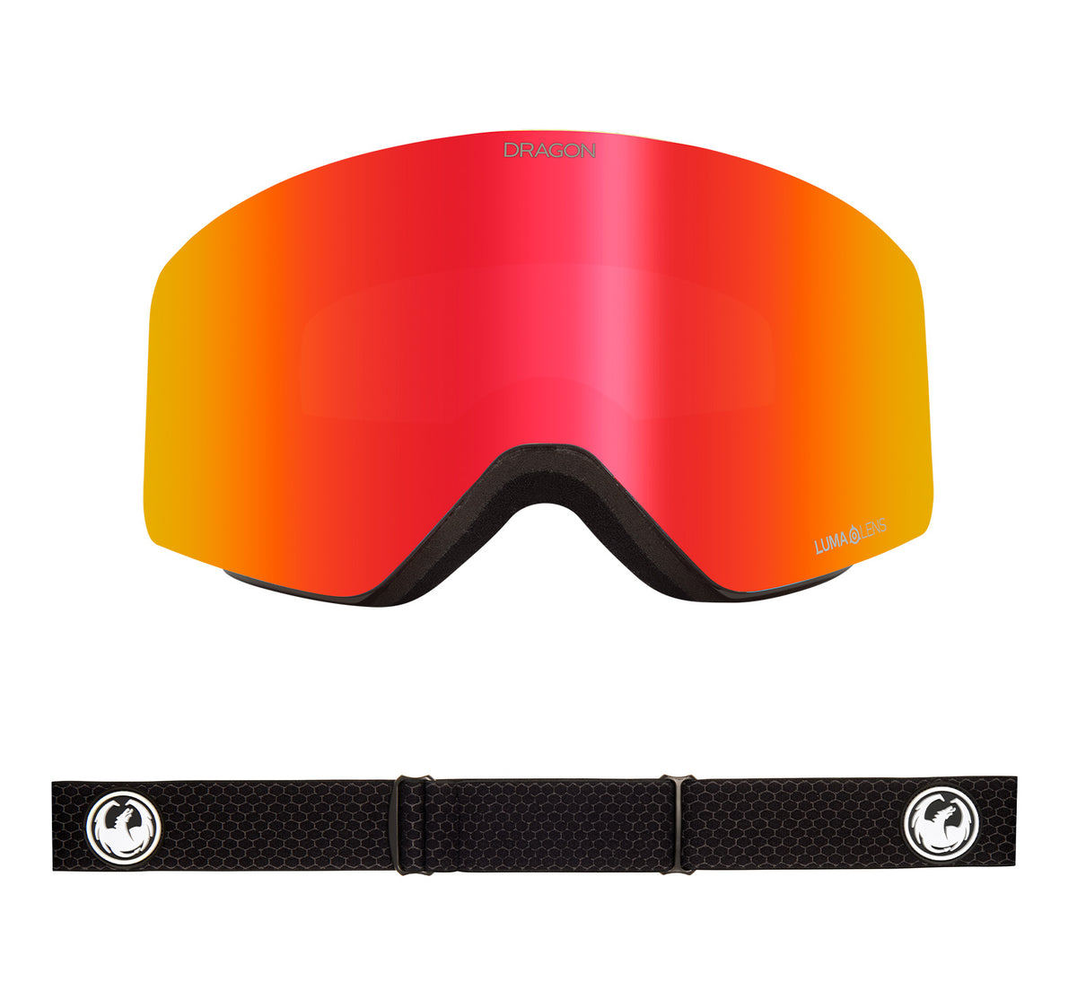 R1 OTG - Split with Lumalens Red Ionized & Lumalens Light Rose Lens