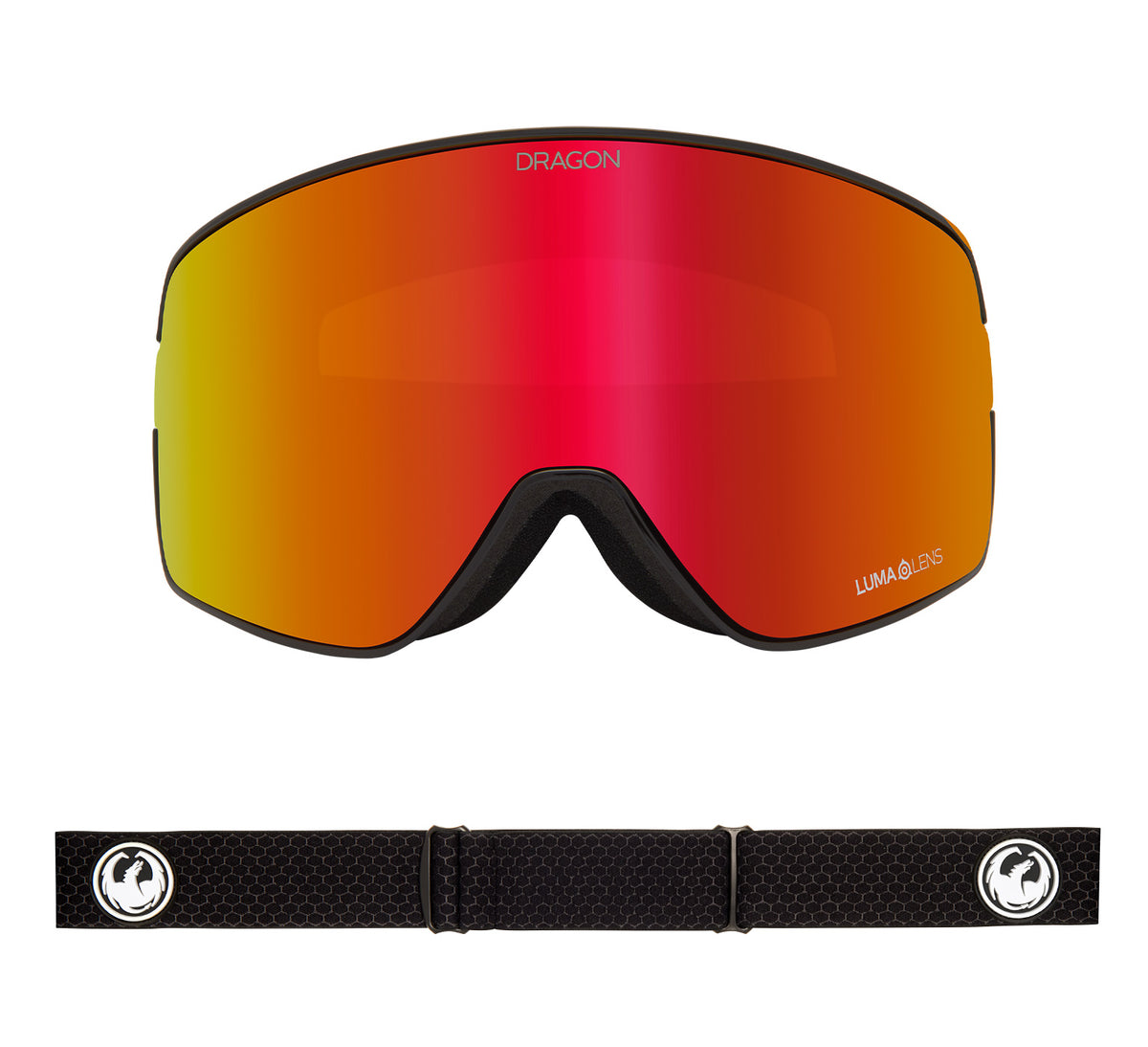 NFX2 - Split with Lumalens Red Ionized & Lumalens Light Rose Lens