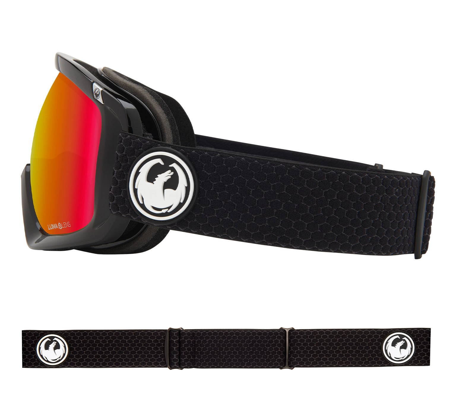 D3 OTG - Split with Lumalens Red Ionized & Lumalens Light Rose Lens